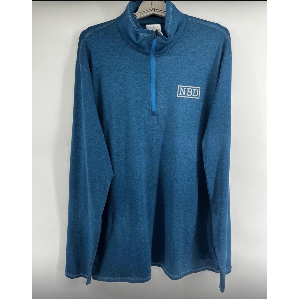 BARSTOOL SPORTS NBD X SPITTIN'‎ CHICLETS PERFORMANCE QUARTER ZIP Sz XXL Golf
